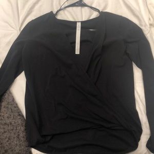 Brand new!! Lululemon open front long sleeve